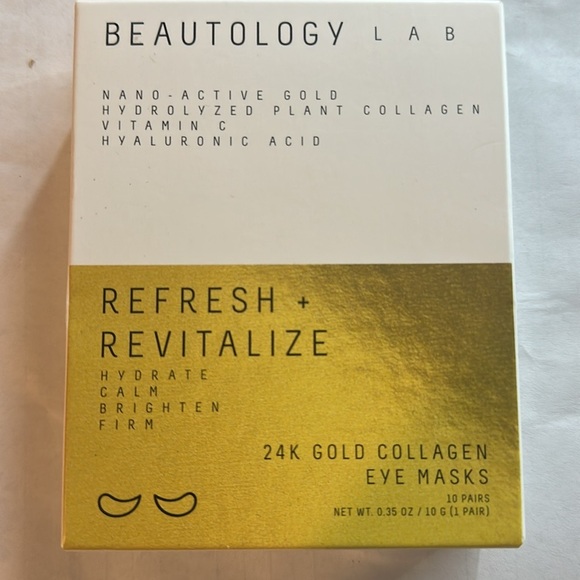 NWT, Milk+ Honey, Beautology Lab 24K Gold Collagen Eye Masks, 1 PAIR - Picture 4 of 4